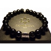 bracelet noir pierre onyx