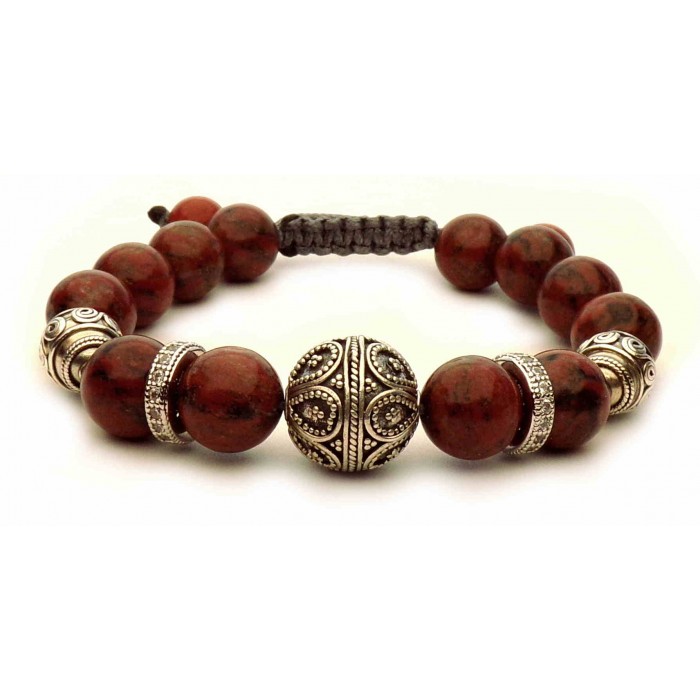 bracelet Jaspe marron