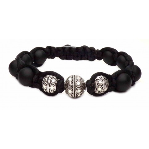 bracelet shamballa noir