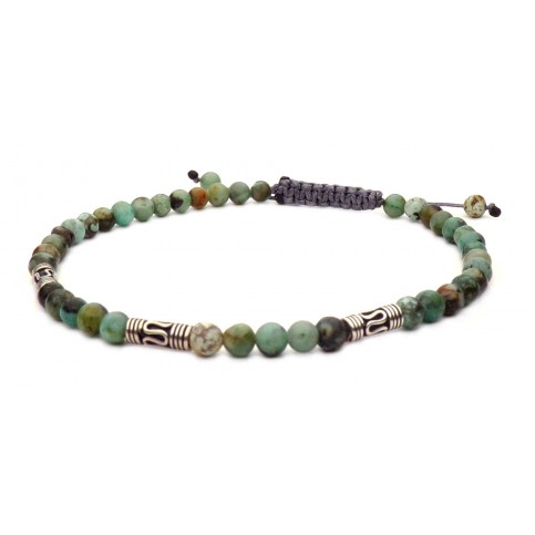 bracelet shamballa agate africaine