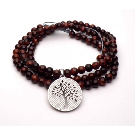 Sephiroth Pendentif Kabbalistic symbole en acier inoxydable arbre de vie Collier Signe