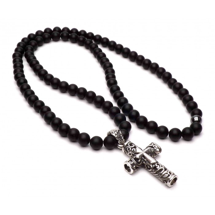 collier homme onyx noir collier homme onyx noir