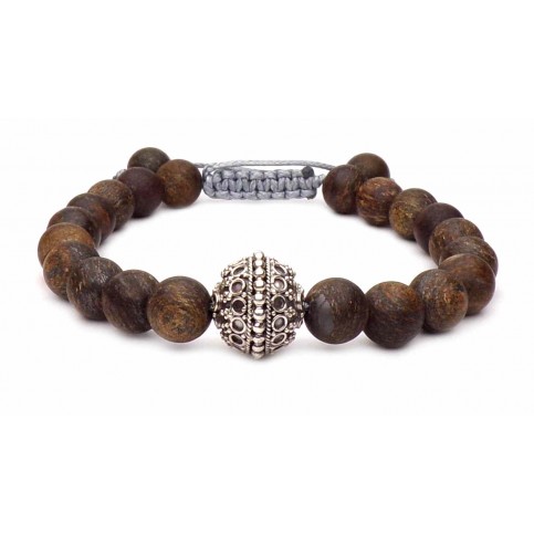 bracelet shamballa bronzite