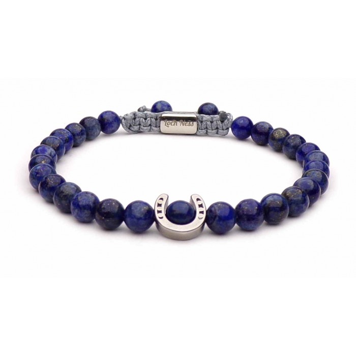 bracelet fer à cheval lapis lazuli