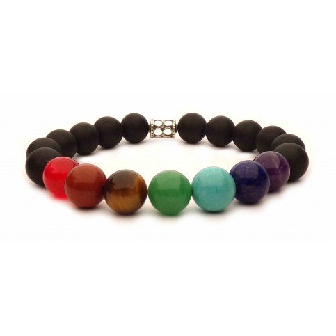 7 chakras bracelet mala