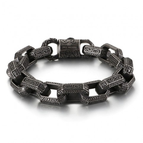 bracelet chaine à maillon homme