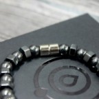 Collier en hématite pour homme