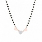 collier breloques coeur femme