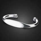 bracelet jonc argent homme