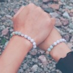 Bracelet couples avec aimant