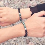 Bracelet couples avec aimant