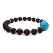 bracelet perle noir de johnny hallyday