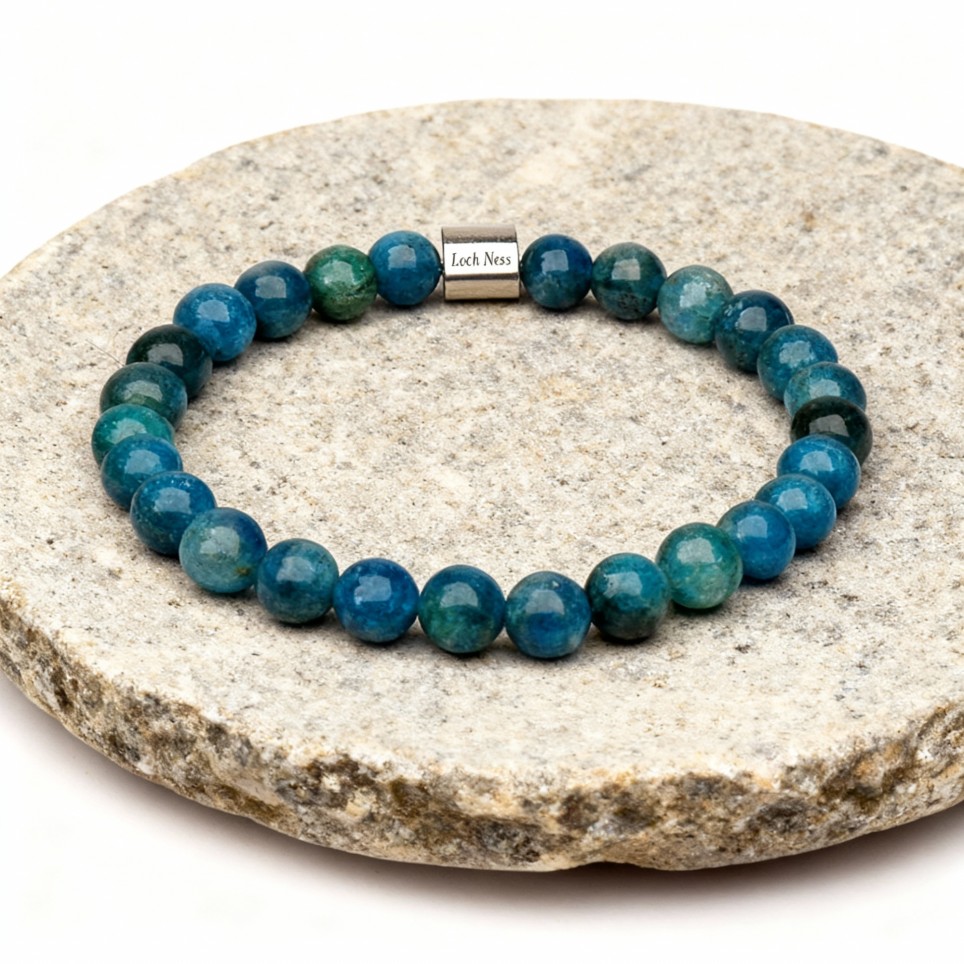bracelet en apatite naturelle