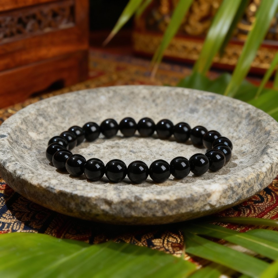 bracelet Obsidienne