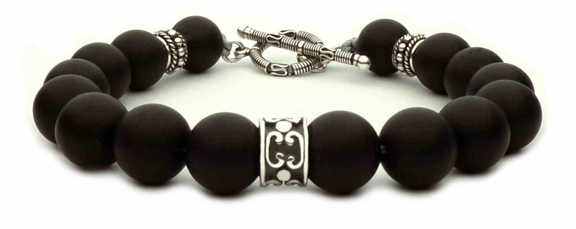 bracelet homme symbolique du noir