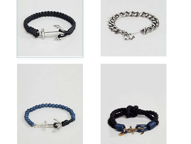 bracelets ancre