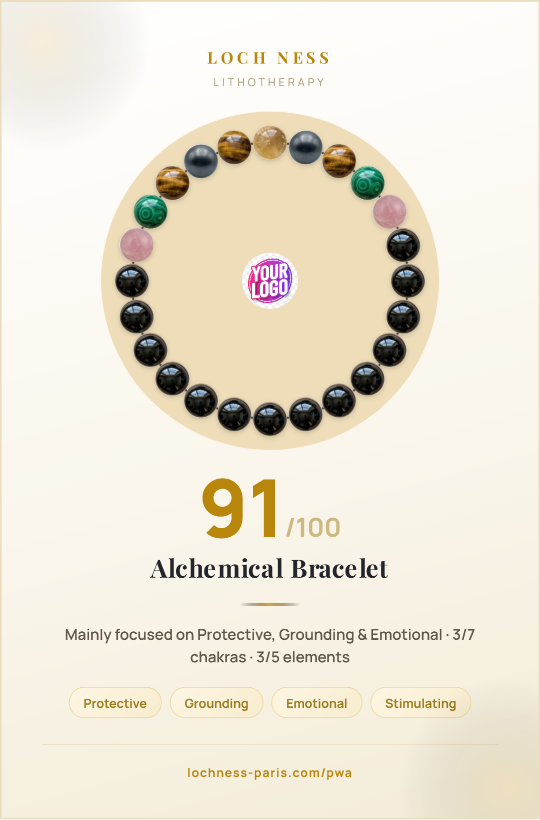 Pulsera de Ónix negro & Ojo de tigre: significado y beneficios