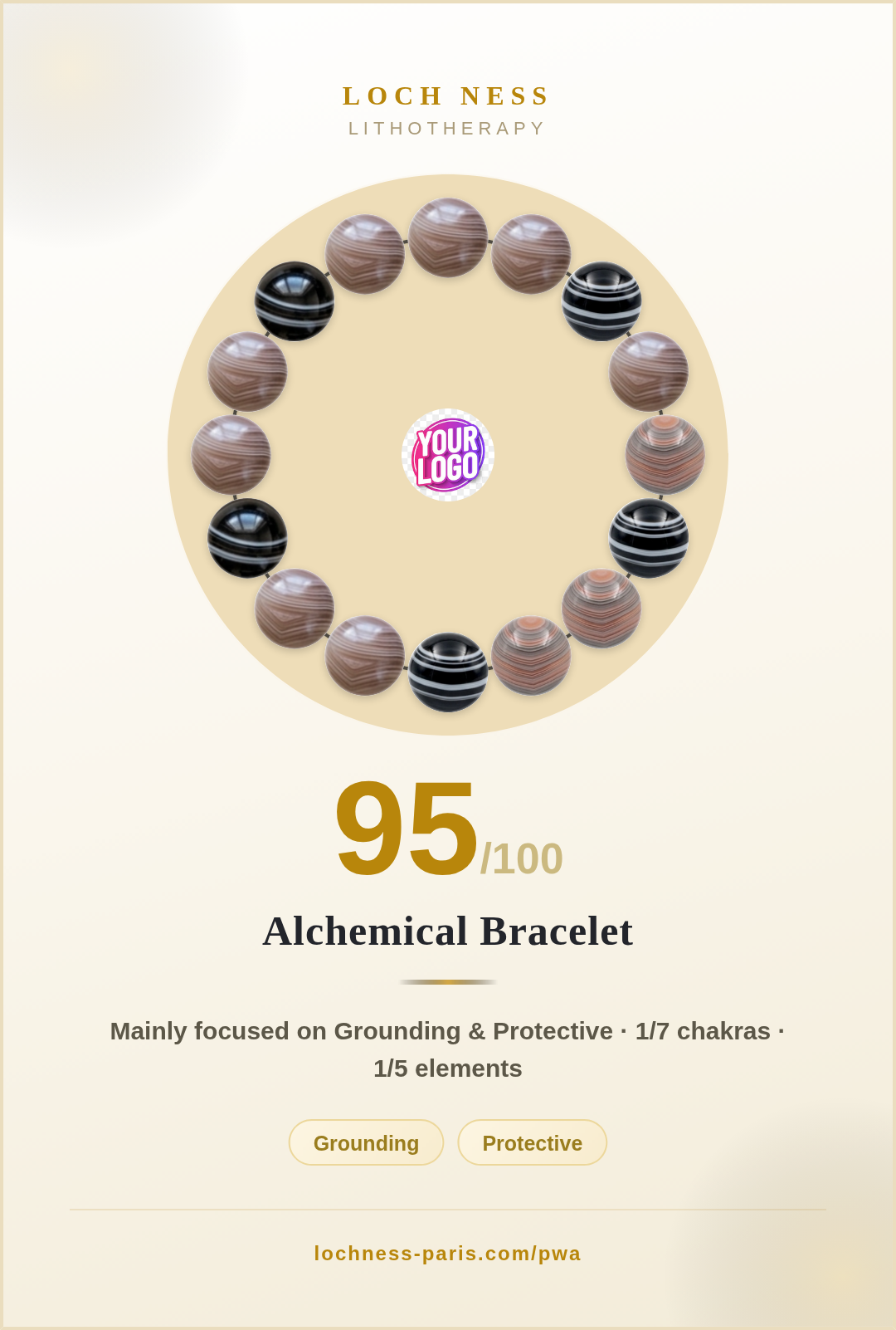 Pulsera de Ágata de Botswana y Ágata negra: significado, beneficios y chakras
