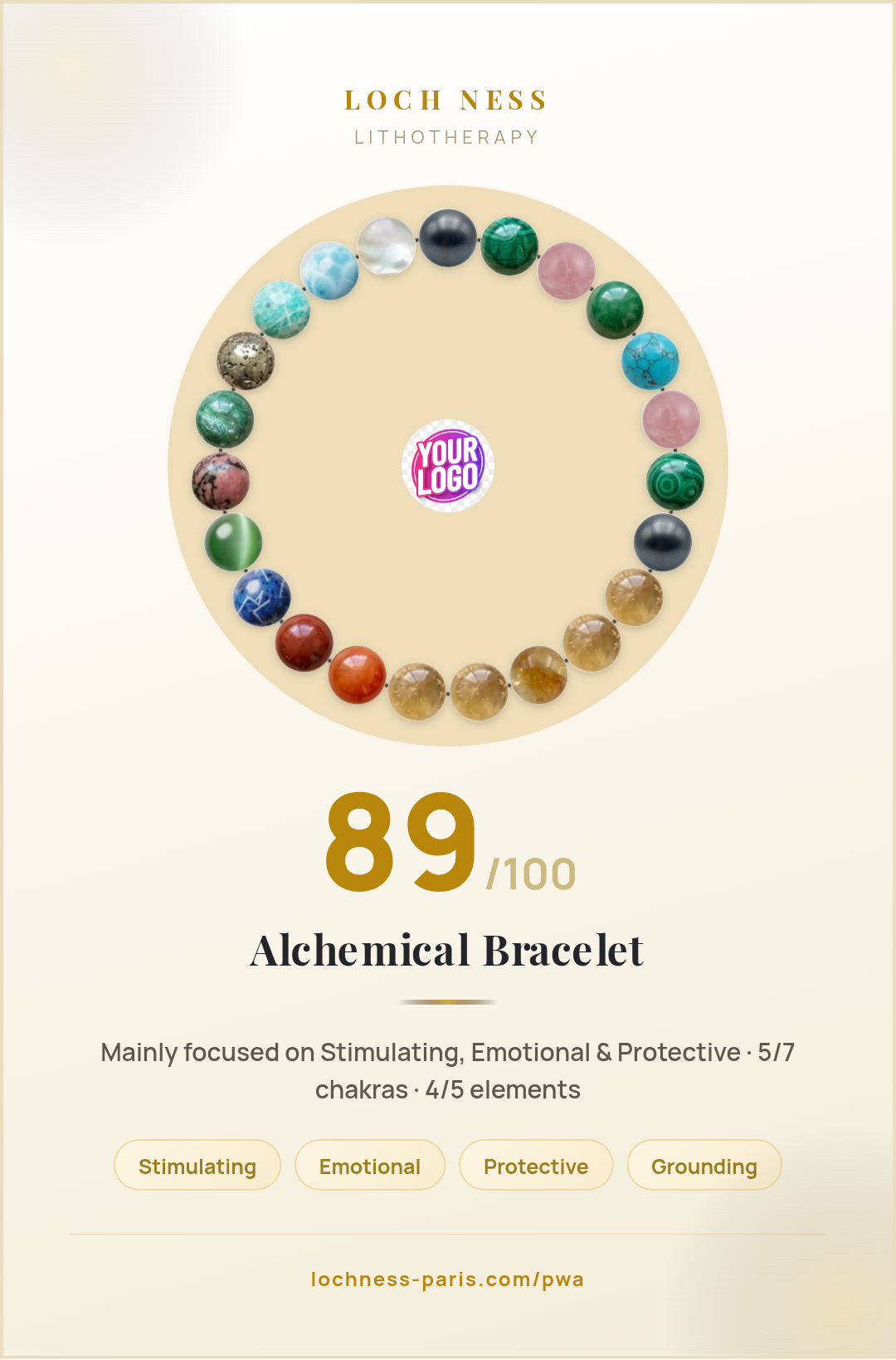 Pulsera de Citrino y Hematita mate: significado, beneficios y chakras