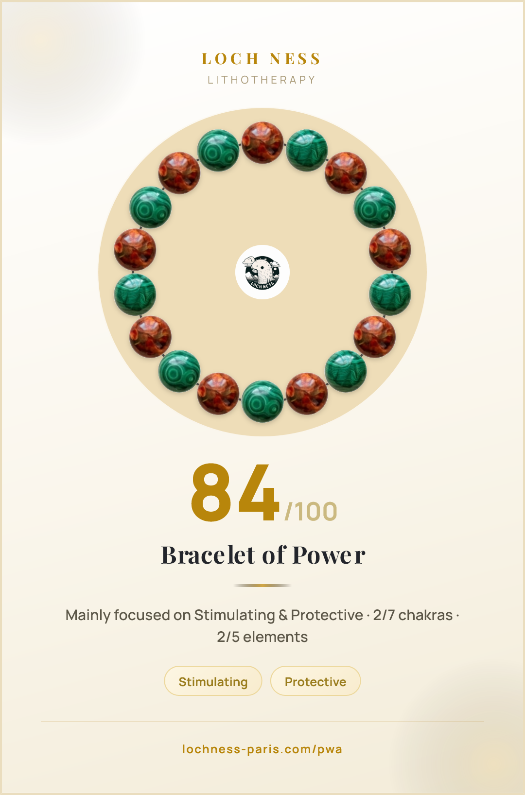 Pulsera de Ágata de fuego & Malaquita: significado, beneficios y chakras