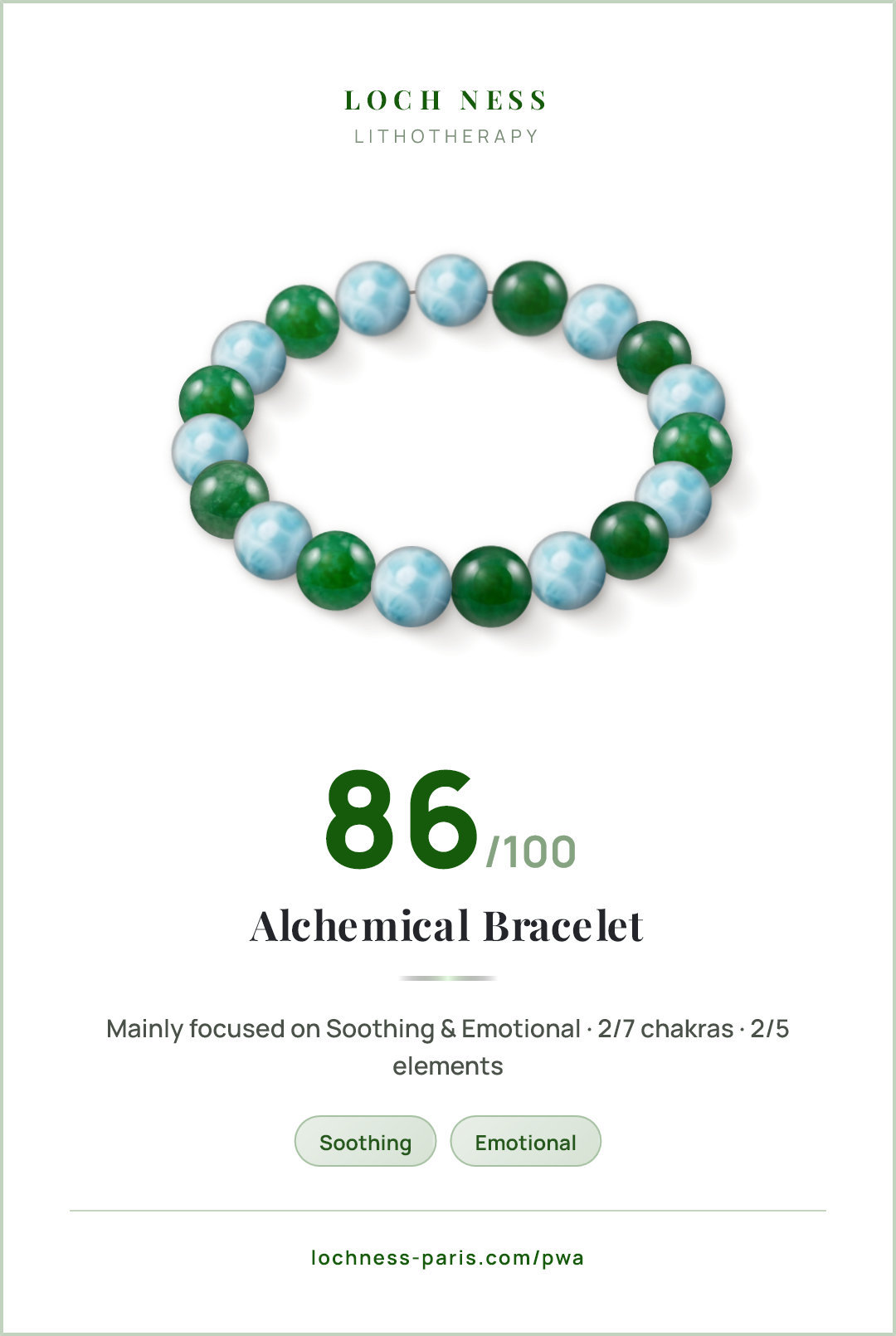 Larimar and Green Dyed Quartz (Malaysia Jade) Bracelet: Meaning & Crystal Properties