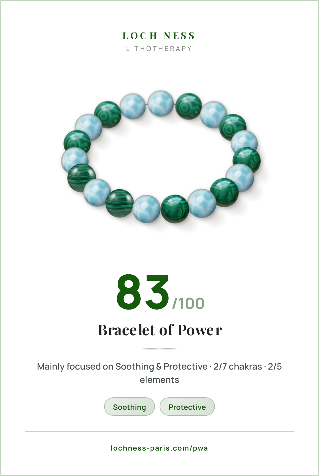 Larimar and Malachite Bracelet: Meaning & Crystal Properties