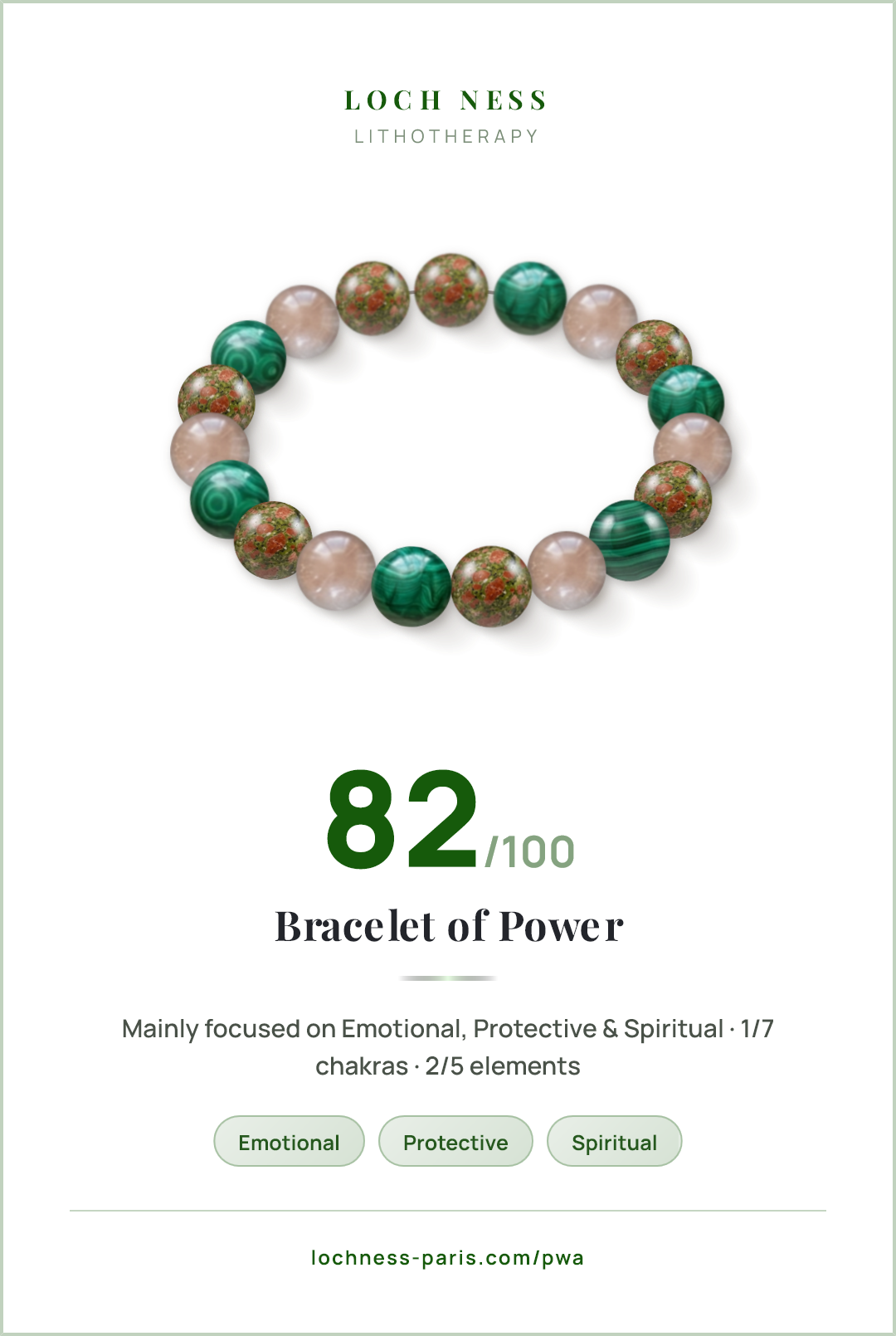 Unakite & Malachite Bracelet: Meaning & Properties