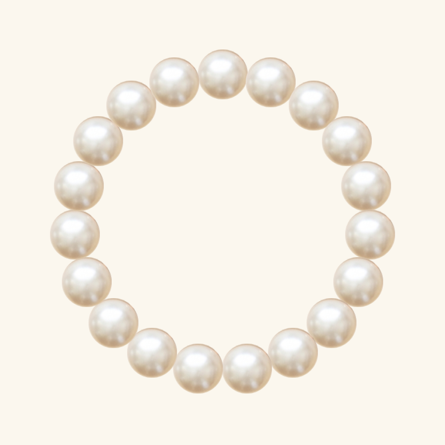 Pulsera de Perla Akoya, hecha a mano por encargo