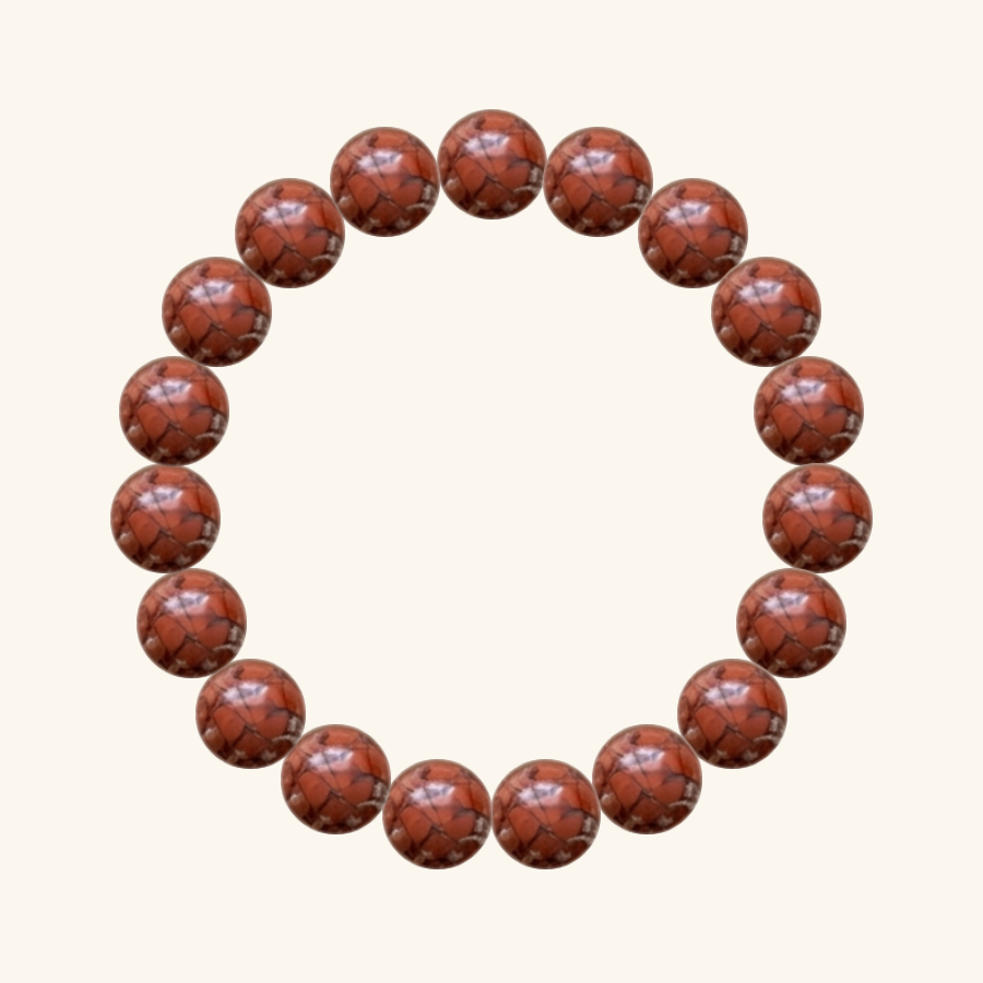Pulsera de Jaspe brechado, hecha a mano por encargo