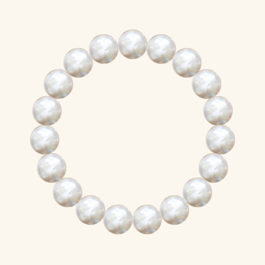 Pulsera de Perla de agua dulce, hecha a mano por encargo