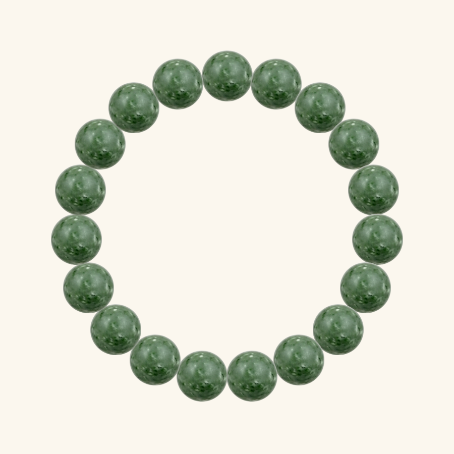 Pulsera de Jade verde, hecha a mano por encargo