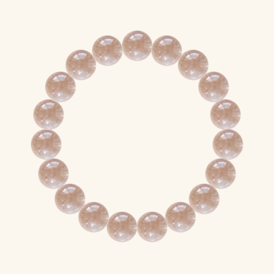 Pulsera de Kunzita, hecha a mano por encargo