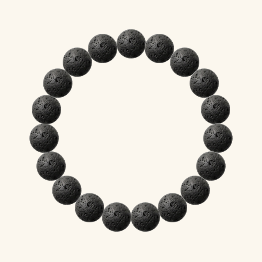 Pulsera de Piedra volcánica, hecha a mano por encargo