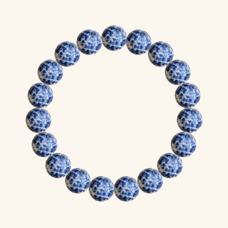 Pulsera de Sodalita, hecha a mano por encargo