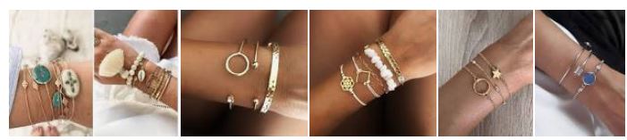 photo d'exemples de bracelets de bras