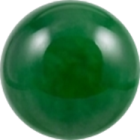 Quartz vert teint (jade de Malaisie)