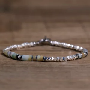 Sleek Hematite & Stainless Steel Bracelet - Image 20