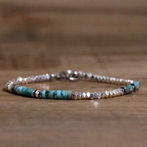 Sleek Hematite & Stainless Steel Bracelet - Image 15