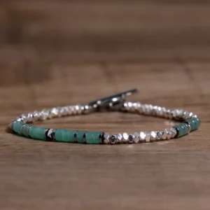 Sleek Hematite & Stainless Steel Bracelet - Image 19