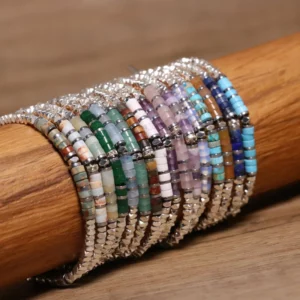 Sleek Hematite & Stainless Steel Bracelet - Image 6
