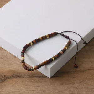 Natural Picasso Jasper Bracelet, Adjustable Fit - Image 6