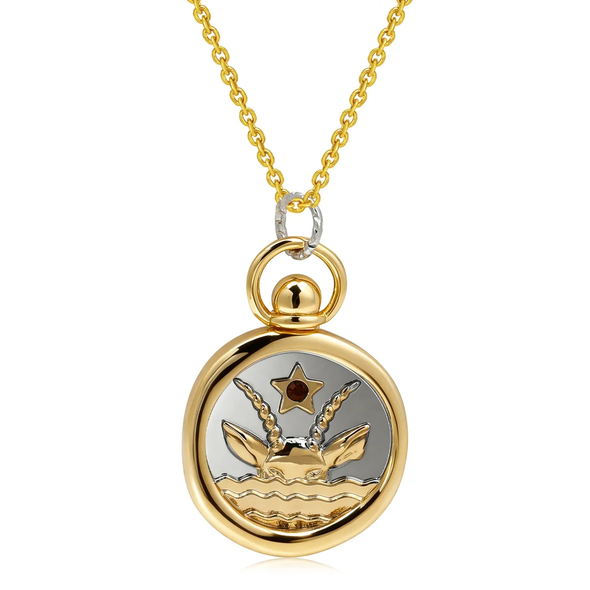 Zodiac Sign Tarot Card Pendant Necklace for Men and Women - Image 16
