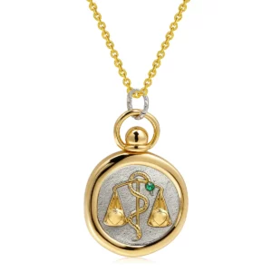 Zodiac Sign Tarot Card Pendant Necklace for Men and Women - Image 12