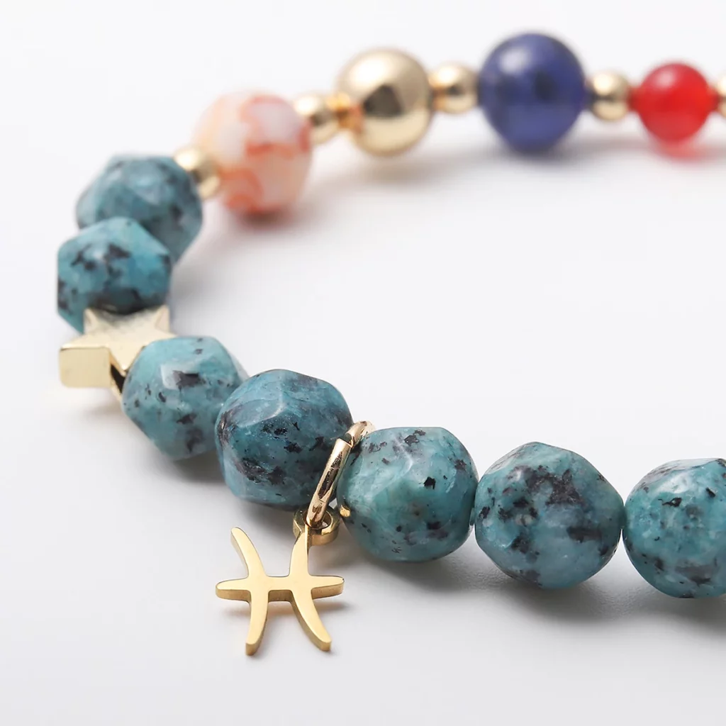 12 Zodiac Signs Bracelet with Eight Planets