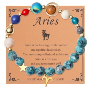 12 Zodiac Signs Bracelet with Eight Planets - Image 11