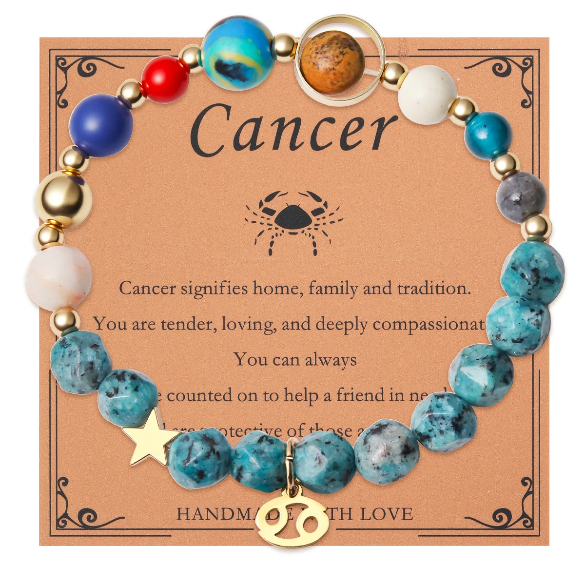 12 Zodiac Signs Bracelet with Eight Planets - Image 14