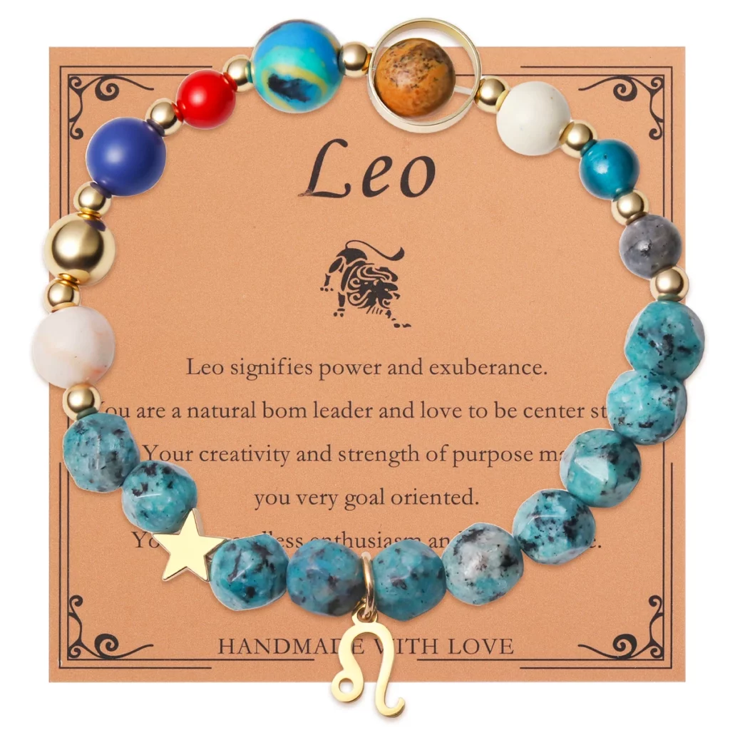 12 Zodiac Signs Bracelet with Eight Planets