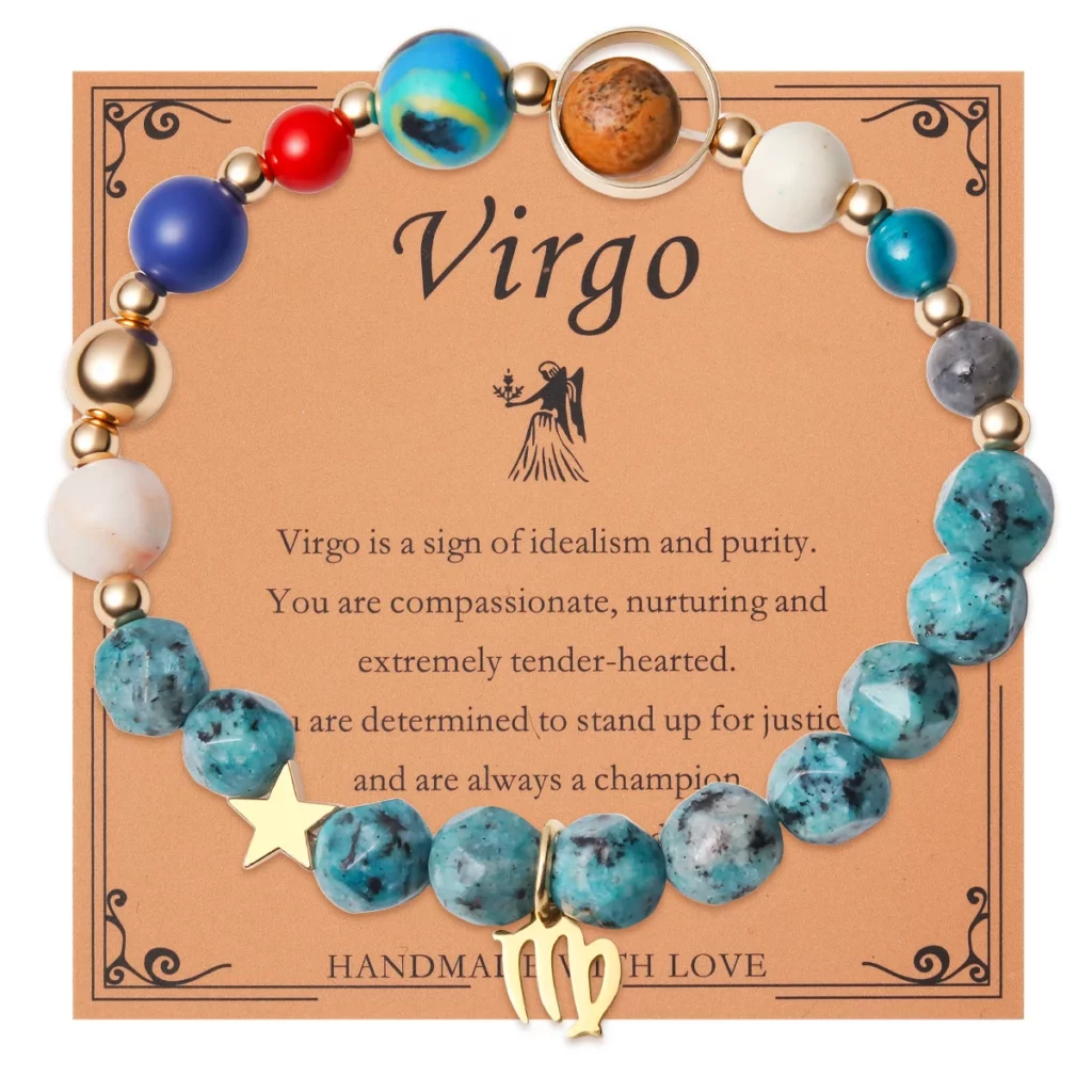 12 Zodiac Signs Bracelet with Eight Planets