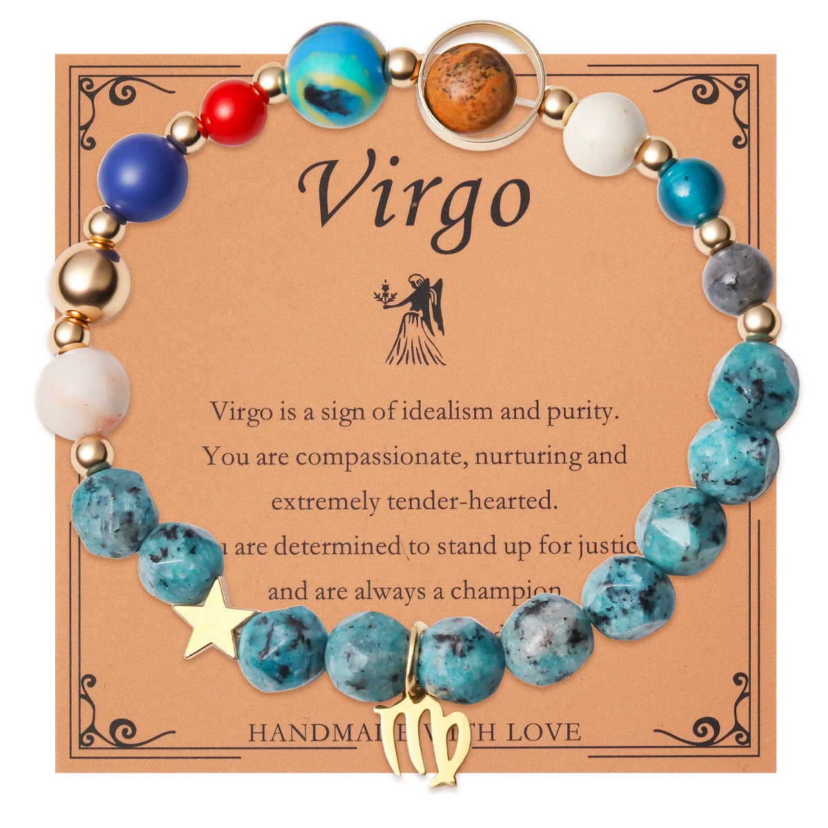 12 Zodiac Signs Bracelet with Eight Planets - Image 16