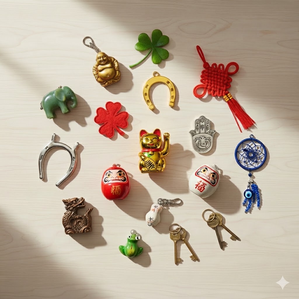 14 Lucky Charms for Confidence & Protection: Meanings & How to Use Them